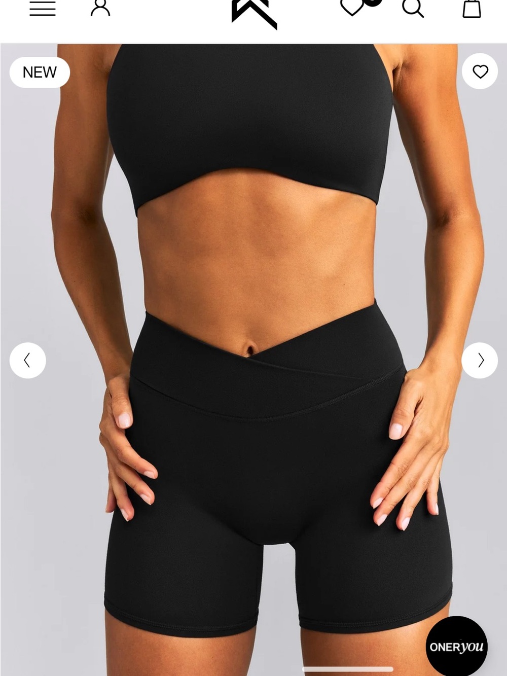 Oner Active SOFTMOTION™ WRAP SHORTS 6" NEW BRANDING